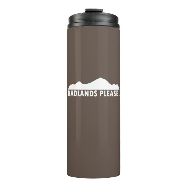 Badlands Please Thermal Tumbler (Front)