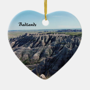 Badlands, South Dakota Ceramic Ornament