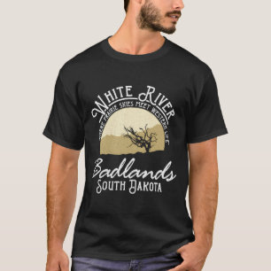 Badlands, South Dakota (Gold) T-Shirt