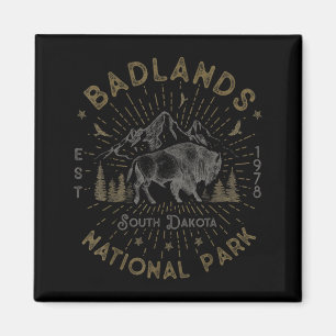 Badlands Souuth Dakota National Parks Outdoors Magnet
