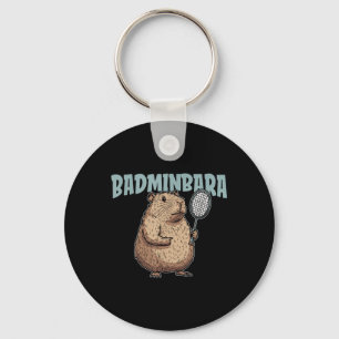 Badminbara Shuttle Racquet - Team Badminton Capyba Key Ring