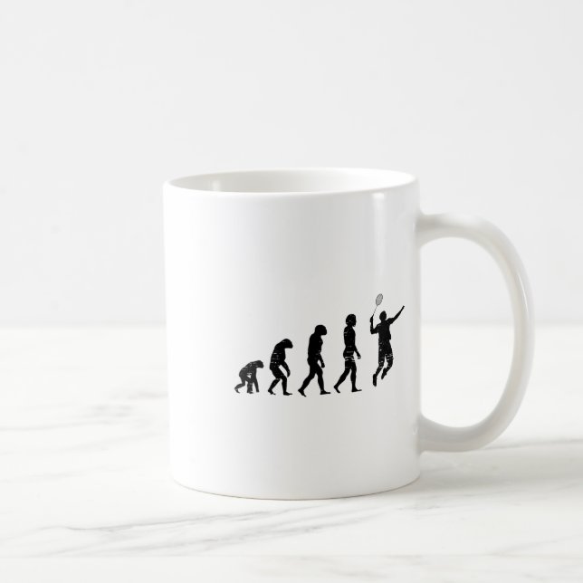 Badmincado Badminton Player Shuttle  Coffee Mug (Right)