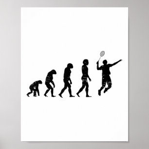 Badmincado Badminton Player Shuttle Poster