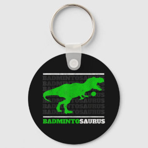 Badminto Saurus Rex Birdie Shuttle Dino Badminton Key Ring