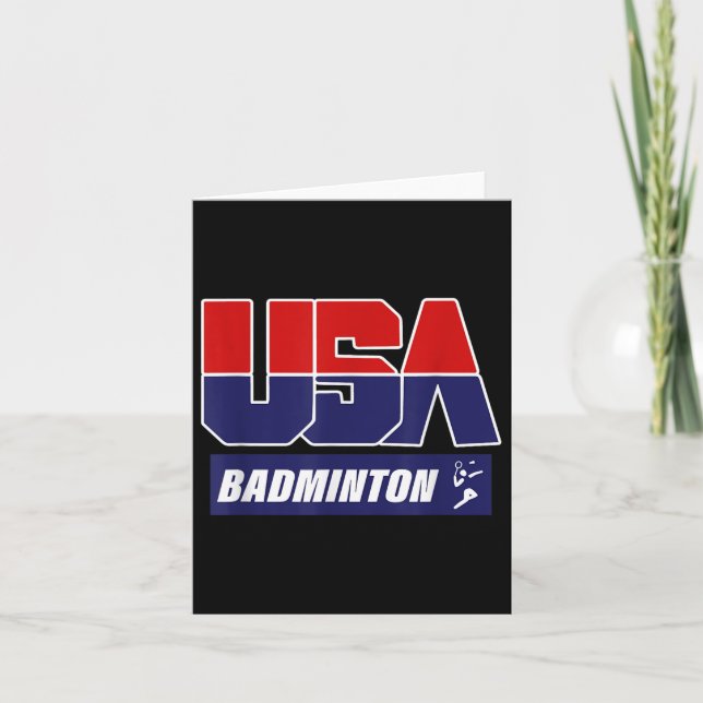 Badminton 2021 Usa  Card (Front)
