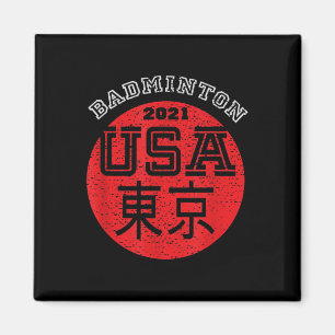 Badminton 2021 Usa Magnet