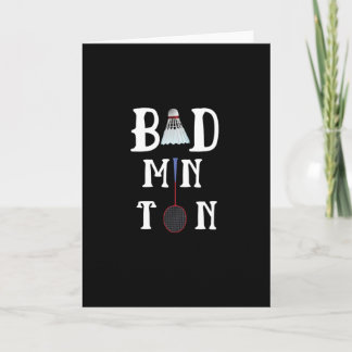 Badminton 2 card