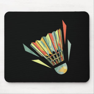 Badminton And Shuttle Mouse Pad