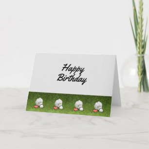 Badminton and shuttlecock with love card