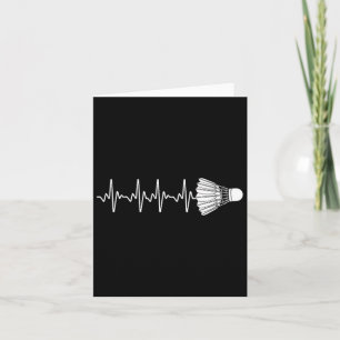 Badminton Art For Men Women Badminton Lover Badmin Card
