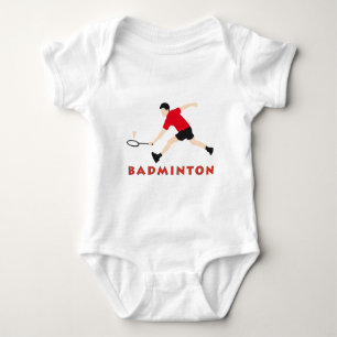 badminton baby bodysuit