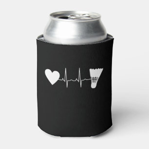 Badminton - Badminton Ball Heartbeat Can Cooler