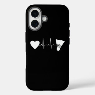 Badminton - Badminton Ball Heartbeat iPhone 16 Case