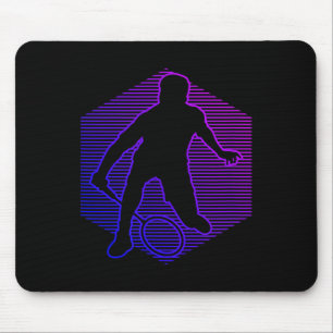 Badminton Badminton Player Men Women Shuttle  Mouse Pad