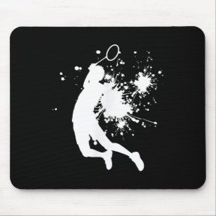 Badminton Badminton Player Mens Squash Shuttle Mouse Pad