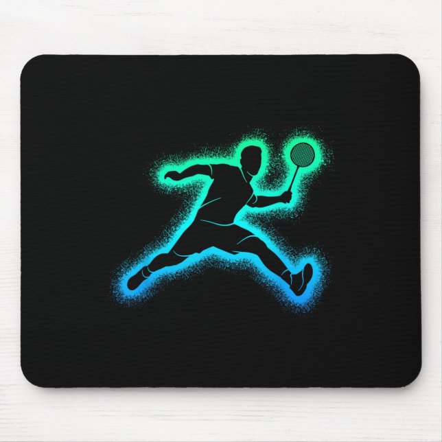 Badminton Badminton Player  Mouse Pad (Front)