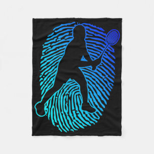 Badminton Badminton Player Squash Shuttle Fleece Blanket