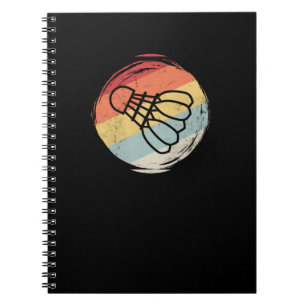 Badminton Ball Vintage Notebook