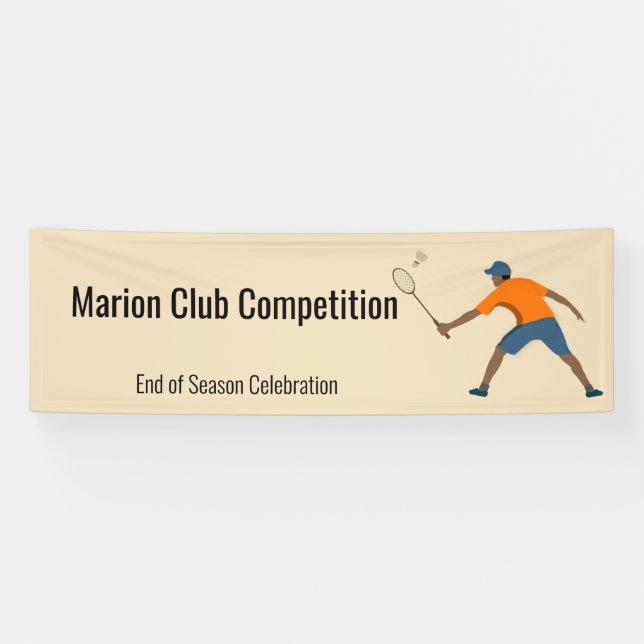 Badminton Banner (Horizontal)