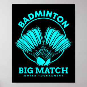 Badminton Big Match Poster