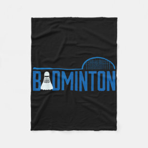 Badminton Birdie Shuttle For Badminton Player Men Fleece Blanket