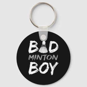 Badminton Boy - Love Badminton Bad Minton Boy Men Key Ring