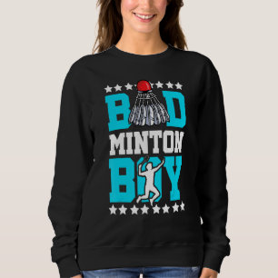 Badminton Boy Noun Definition Shuttlecock Badminto Sweatshirt