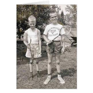 Badminton brothers from the 60's