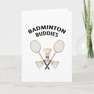 Badminton Buddies Card