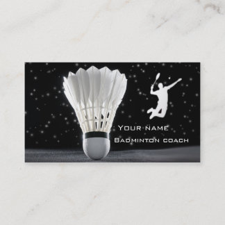 Badminton business card