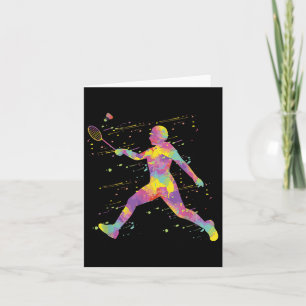 Badminton  card