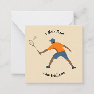 Badminton Card