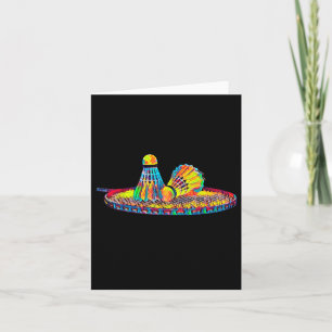 Badminton card