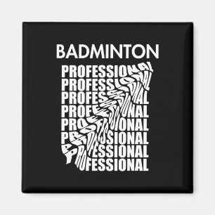 Badminton Champion Shuttle Racket Smash Tournament Magnet
