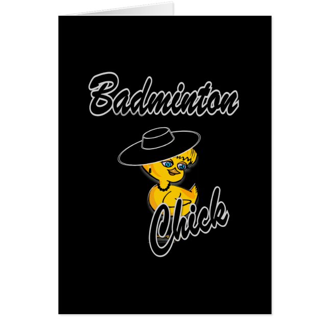 Badminton Chick #4 (Front)
