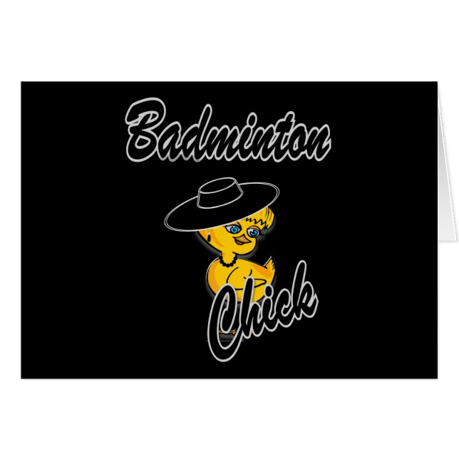 Badminton Chick #4 (Front Horizontal)