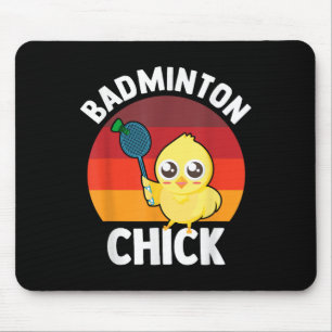 Badminton Chick Badminton Player Shuttle Sports Sm Mouse Pad