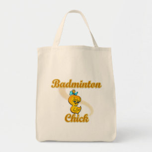 Badminton Chick Tote Bag