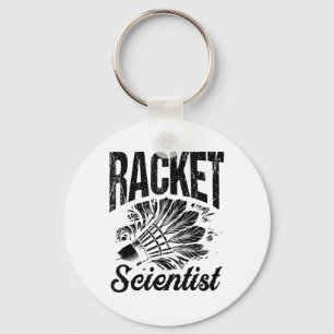 Badminton Coach Shuttle Racket  Key Ring