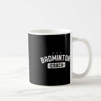 Badminton Coach Vintage Badminton  Coffee Mug