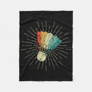Badminton Colourful Athlete Men Women Kids Shuttle Fleece Blanket