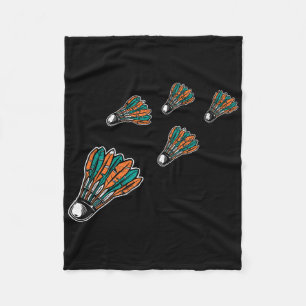Badminton Colourful Shuttle For Badminton Player M Fleece Blanket