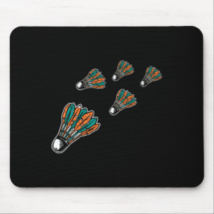 Badminton Colourful Shuttle For Badminton Player M Mouse Pad