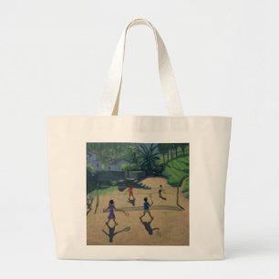 Badminton Coonoor India Large Tote Bag