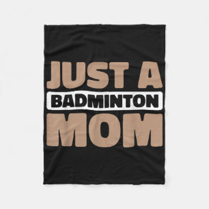 Badminton Court - Player Shuttle Just A Badminton Fleece Blanket