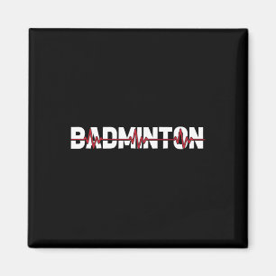 Badminton Court Racket - Racquet Shuttle Ekg Heart Magnet