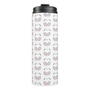 Badminton Custom Monogram Stainless Steel Thermal Tumbler