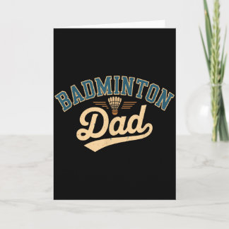 Badminton Dad _1  Card