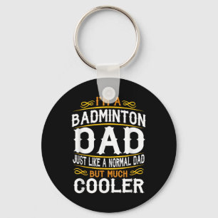 Badminton Dad, Im A Dad Shirt. Vintage T Shirts F4 Key Ring