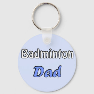 Badminton Dad Key Ring